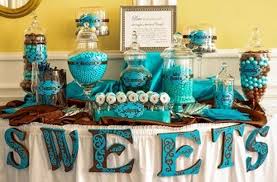 Rsanabria1980 Had A Turquoise Candy Buffet At Her Wedding Keep On Loading Your Inspirational Wedding Candy Bar Wedding Candy Buffet Wedding Blue Candy Buffet