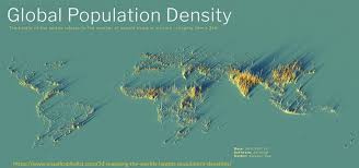 125. Visual Capitalist: 3D Mapping the Largest Population Density Centers |  Japan International Research Center for Agricultural Sciences | JIRCAS