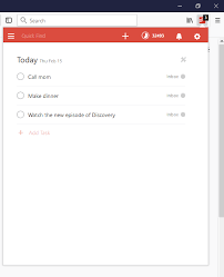 This is a very feature rich extension, and lets you manage tasks, add priority, add due dates, integrate with email, and integrate with calendar. Use The Firefox Extension For Todoist
