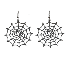Tattoos that include some manifestation of their web can be considered a great protective shield. Web Roses Earrings Kira Don Jewel