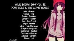 Capricorn Anime Zodiac Anime Horoscope Scenario Game