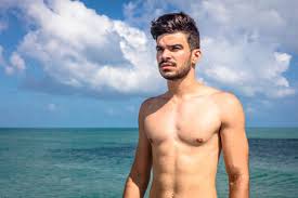 Brazil is the largest country in south america and fifth largest in the world. Portrait Of Young Man Beside Sea Fortaleza Ceara Brazil Cuf03772 Aziz Ary Neto Westend61