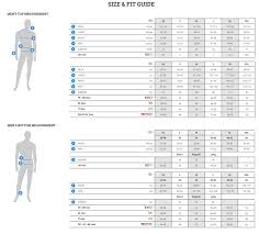 size charts