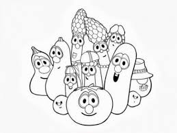20 Free Printable Veggie Tales Coloring Pages Everfreecoloring Com