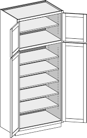 Pantry cabinets differ from your standard pantry because pantry cabinets don't have floor space. Tall Cabinets Cabinet Joint