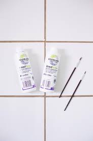 Ray hayden freshens up the grout lines on a tile floor with exterior semi gloss acrylic (water based) paint. Diy Project How To Recolor Your Grout Design Sponge