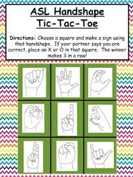 Asl Handshapes Worksheets Teaching Resources Tpt