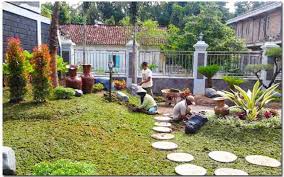 Taman dalam sebuah rumah, apa jadinya jika rumah minimalis tidak mempunyai taman? Taman Minimalis Modern Jasa Terdekat