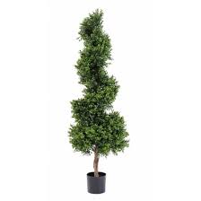 Les plantations directement au sol nécessitent des engrais spécifiques et des suivis de près. Buis Artificiel Interieur Et Exterieur Monte Sur Bois Naturel Ou Metal