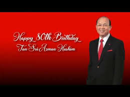 However, he will remain as chairman of ammb, the holding company, where he has held the position. Tan Sri Azman Hashim 80 Wonderful Years Youtube
