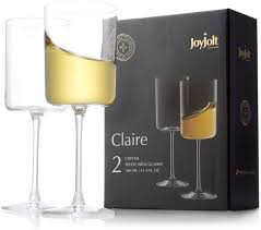 Amazon Com Joyjolt White Wine Glasses Claire Collection 11 4 Ounce Wine Glasses Set Of 2 Deluxe Crystal Glasses With Ultra Elegant Design Ideal For Home Bar Kitchen Restaurants Wine Glasses A wine glass is a type of glass that is used to drink and taste wine.