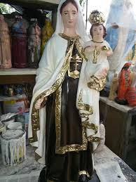 «paola gómez, es tu hora» la comisaria y todo el equipo se desplazan a la ciudad del lérez en busca de. Virgen Del Carmen 065 Cm Yeso Venta De Figuras De Yeso Facebook