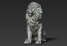 Lion Sculpture 3d Print Model 3d Print Model Lion Sculpture Sculpture Print Models