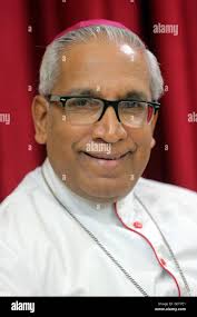 Thomas D´Souza, roman catholic Archbishop of Diocese of Kolkata, Calkutta,  India Stock Photo