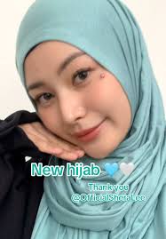 Gift from @Official Shera Lee 🙏🏻🤍🩵🌸🌿 #hijabi #eidmubarak