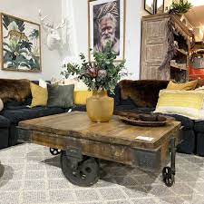 Shop wagon wheel coffee table from pottery barn. Wagon Wheel Coffee Table Loft Furniture New Zealand
