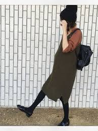 eemiri しまむらのワンピースを使ったコーディネート wear マタニティファッション マタニティースタイル マタニティーファッション