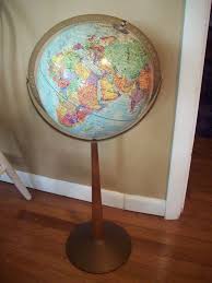 Vintage Replogle World Nation Series 12 Floor Stand Globe 33 Tall Leroy Tolman Replogle Globe World Globes World
