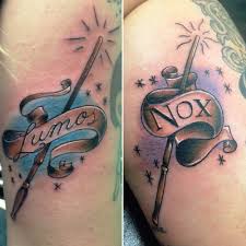 This is set in the library during sixth year. 27 Magically Meaningful Tattoos Inspired By The World Of Harry Potter