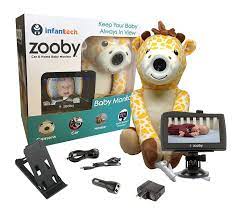 Amazon Com Infanttech Wireless Zooby 4 3 Portable Video And Audio Baby Monitor For Car Home Nursery Bac Audio Baby Monitor Baby Monitor Video Monitor Baby