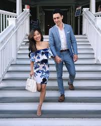 Summer Dresses Blue And White Prints In Nantucket Ma Extra Petite Cocktail Party Outfit Summer Cocktail Attire Couple Outfits