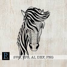 Download Zentangle Horse Svg Mandala Horse Svg Horse For Cricut Etsy In 2020 Mandala Zentangle Horses