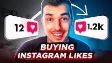 The Shocking Reality of Buying 1,000 Instagram Likes 😲 - YouTube