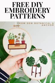 This download includes a printable pdf template for us letter size paper. Free Free Pdf Download Embroidery Patterns From Sew Botanical Anchor In 2021 Sewing Embroidery Designs Embroidery Patterns Free Diy Embroidery Patterns