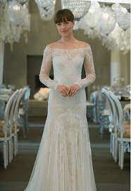 I wanted to make sure it was iconic and very memorable, because once it's in a film it lives forever. Pin By Little Monster On Dakota Et Jamie Dj Jd 14 Grey Wedding Dress Movie Wedding Dresses Wedding Dresses