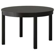 Https Www Ikea Com No No P Bjursta Uttrekkbart Bord Brunsvart 20116778 Ikea Round Extendable Dining Table Modern Table Design White Round Kitchen Table