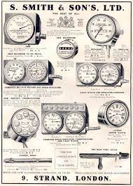C1913 Smith Car Clock Advertisement Car Clock Clock Car