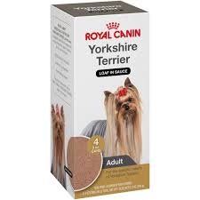 Royal Canin Breed Yorkshire Terrier Adult Loaf In Sauce Dog Food 3 0 Oz 4 Pk Food Treats Household Shop The Exchange
