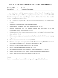 Karena siapa tau, soal dibawah ini ada yang muncul nantinya saat kamu sedang mengerjakan ulangan atau tes semesteran. Soal Dan Jawaban Pilihan Ganda Persamaan Dasar Akuntansi Keranjang Soal