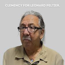 Elder Leonard Peltier, a 80-year-old citizen of the Turtle Mountain Band of  Chippewa Indians and of Lakota/Dakota and Ojibwe descent, is the  longest-serving political prisoner in U.S. history. A boarding school  survivor,