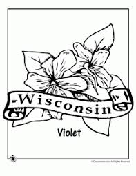 Wisconsin state seal coloring page. State Flower Coloring Pages Woo Jr Kids Activities Flower Coloring Pages Coloring Pages Coloring Pages Inspirational