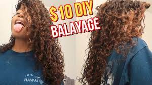 10 Diy Balayage At Home Curly Hair Tutorial Ft Nadula Hair Diy Balayage Curly Hair Styles Balayage At Home