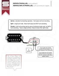 It includes directions and diagrams for. Trying To Understand Why How The Sd Parallel Wiring Scheme Diagram Works Seymour Duncan User Group Forums