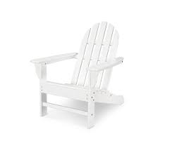 Polywood Emerson Adirondack Chair White Adirondack Chair Wooden Patio Chairs Outdoor Furniture Sale