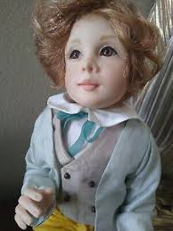 Sandra Babin 12" LE Kneeling Boy all Porcelain Doll "Henri" 145/500 !