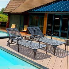 Meilocar outdoor lounge chairs set of 2, lightweight portable folding reclining chaise lounge set texilene patio chair recliner with adjustablef backrest and legs for beach yard and poolside 4.5 out of 5 stars 23 Canora Grey Gardella 48 2 Long Reclining Chaise Lounge Set Reviews Wayfair