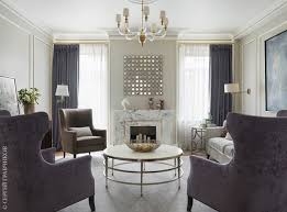 Moscow House With American Modern Classic Interiors Foto Idei Dizajn American Style Interior American Design Interior Modern Classic Interior