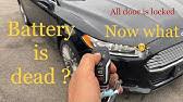 Jul 07, 2011 ·  · unless you have the keyless entry system with a keypad on the door and you have the key less entry code, there really is no easy way to get into the vehicle. How To Open Door Lock On 2013 Ford Fusion With Dead Battery Review Youtube