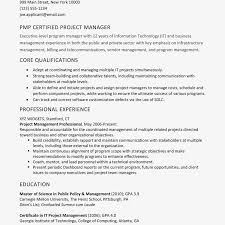 Download the free resume sample below and follow our three project manager resume tips to highlight your ability to effectively lead projects on a budget. Resume Sample For A Pmp Certified Project Manager