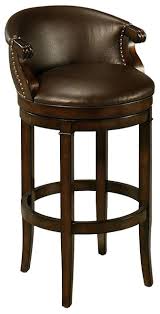 Impacterra Qlpn227250985 Princetown Swivel Stool With Arms 30 Bar Height Distressed Cherry Leather Ridge Pastel Furniture Bar Stools Home Bar Furniture