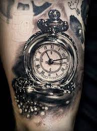 Super originelle tattoo designs werden jeden tag tätowiert und weiter entwickelt durch neue und neue varianten und nuancen. Alte Uhr 3d Bein Tattoo Alte Uhren Taschenuhr Tattoo Alte Uhr Tattoo