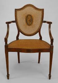English Sheraton Satinwood Shield Arm Chairs Chair Antique Chinese Furniture Georgian Furniture