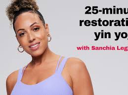 25-minute restorative yin yoga by Sanchia Legister