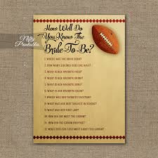 Football's big game trivia challenge 2021. How Well Do You Know The Bride Football Nifty Printables