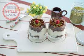 cake parfait recipe turkish style cooking