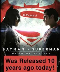 Batman v Superman: Dawn of Justice was released 10 years ago today! Is this  one your favourite out of Zack Snyder's DC trilogy?